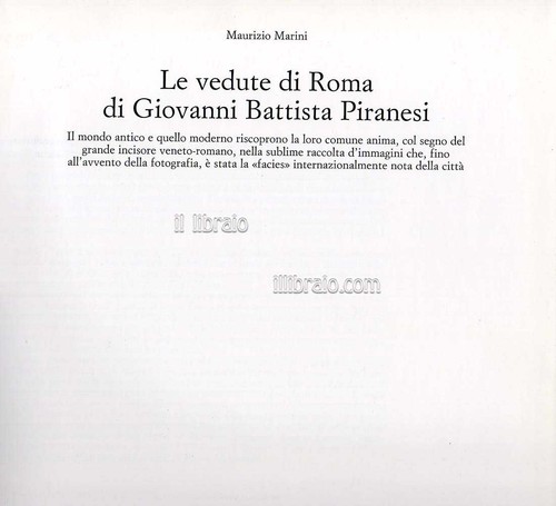 Marini le vedute di roma - marini,