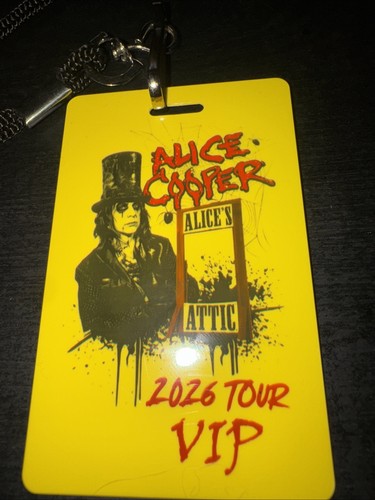 Pass backstage alice cooper - pass,