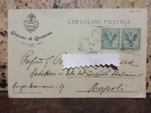 Cartolina postale viaggiata - cartolina,