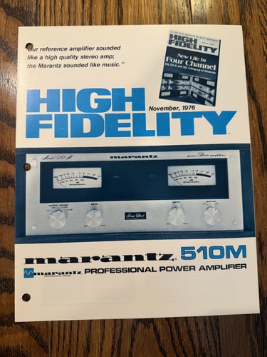 Brochure vendita amplificatore