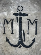 Sacca in Juta Regia Marina Militare Italian Royal Navy jute bag