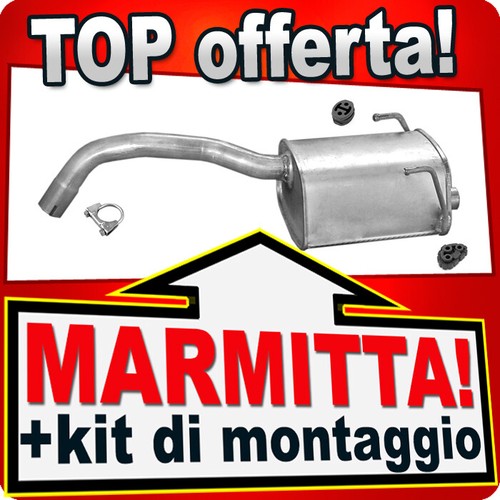 Silenziatore posteriore per - silenziatore,