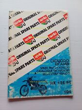 Aprilia 125 RX 1991 catalogo ricambi TELAIO originale FRAME parts catalog
