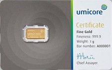Grammo lingotto oro - 1,