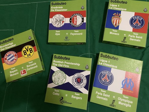 Box subbuteo scatole - subbuteo, doppie