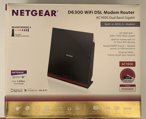Netgear d6300 modem router - modem,