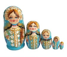 Bambole Russe Incastrabili Blu