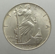 10 LIRE IMPERO 1936  Vittorio