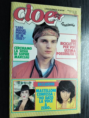 Cioè 1982 bosè eleonora - cioè,