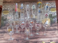 16 bicchieri birra diversi da collezione