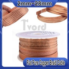 Cavo treccia rame puro piatto