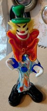 Clown in vetro di Murano alto