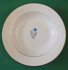 FLORIO CERAMICA/ Piatto fondo decorato con motivo esoterico_ Dipinto a mano. 