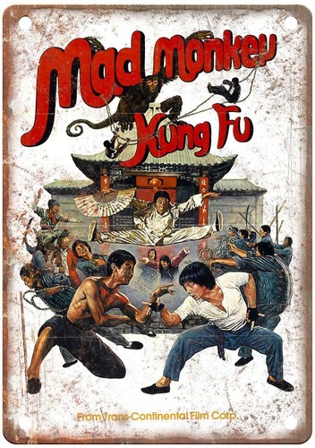 Mad monkey kung poster film - mad,