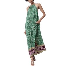Maxi prendisole Zara verde