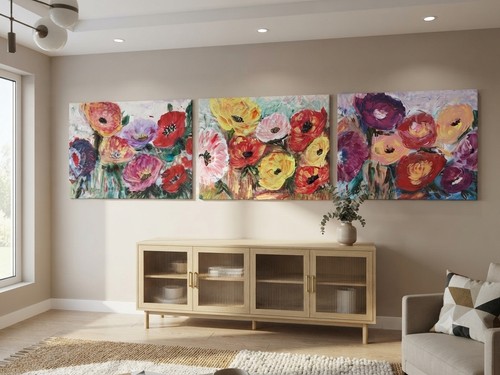 Quadro moderno dipinto - quadro,