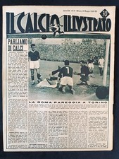 rivista IL CALCIO ILLUSTRATO anno 1942 numero 19 Torino - Roma