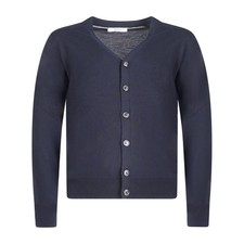 MASQ - Cardigan blu in lana