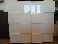 madia/credenza moderna bianco lucido