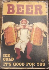 Birra Locandina Pubblicitaria