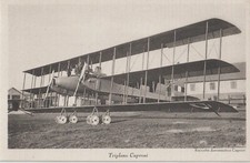 AVIAZIONE TRIPLANO CAPRONI ESPOSIZIONE STORICA DELL'AERONAUTICA ITALIANA1934