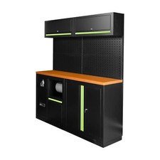 Set Di Mobili Officina Garage Modulari  (11 PZ.)   Estensione  Jbm Professionale