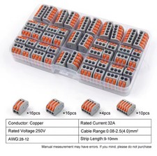 46 pezzi Connettori Rapidi