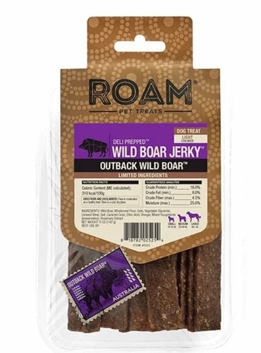 Roam dog treats - roam, cinghiale