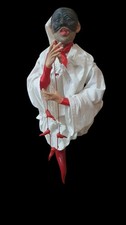 statua di Pulcinella Con Corno