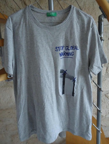 Tee shirt benetton motif ecolo - tee,