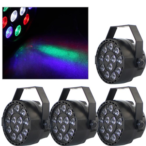 12x1w mini led par64 - 4x,