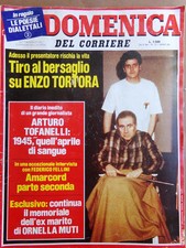 La Domenica del Corriere 24 Marzo 1984 Enzo Tortora Tofanelli Fellini Bellisario