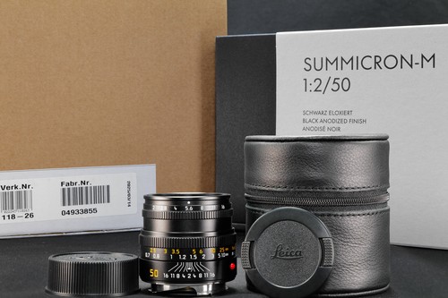 Leica summicron 50mm - summicron-m, f/2