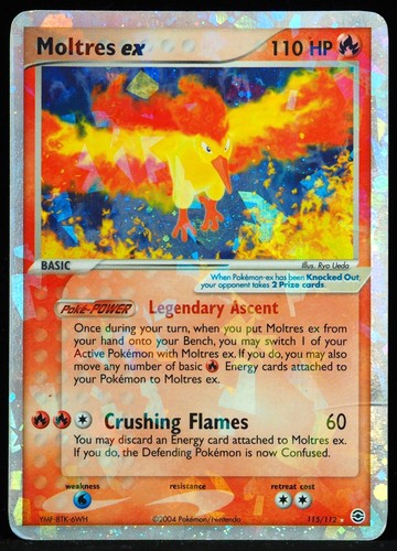 Carta pokemon moltres - carta, ex