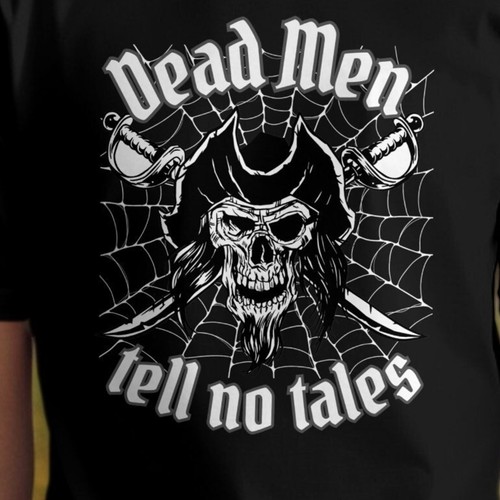 Maglietta dead men tell - dead,