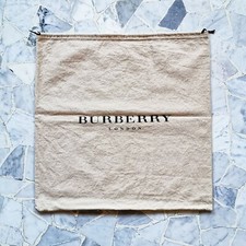 sacca antipolvere BURBERRY'S dustbag borsa vintage pochette dust bag leather big