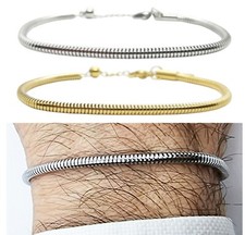 Bracciale coda di topo da uomo