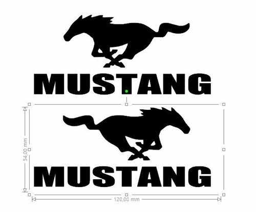 Stickers ford mustang - 2,