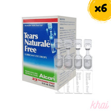 4x Alcon Tears Naturale Free