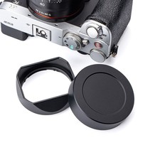 Paraluce in metallo per obiettivo Sony FE 50mm F2.5 G (SEL5025G) con cover