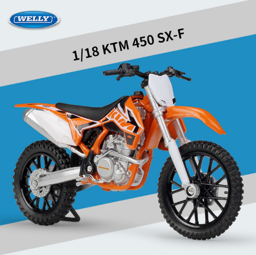 Modellino moto welly ktm - modellino, 1:18