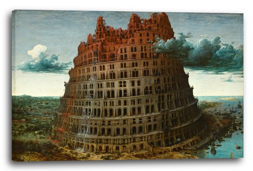 Tela cornice peter bruegel der - peter,