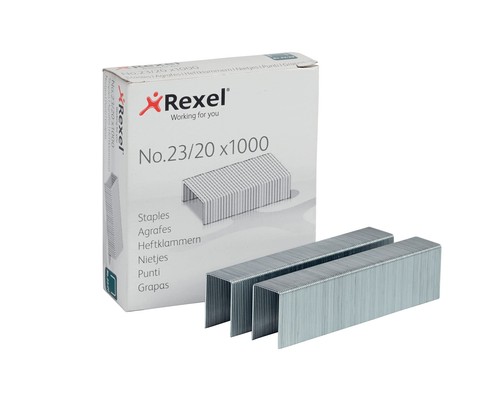 Rexel punti metallici 20 - metallici, 23/20