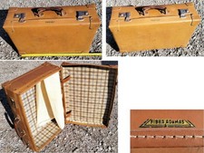 Borsa valigia vintage in cartone 46x29x14cm Fibra adams