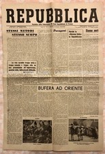GIORNALE REPUBBLICA in R.S.I