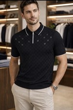 Polo Stefano Ricci nera maglia