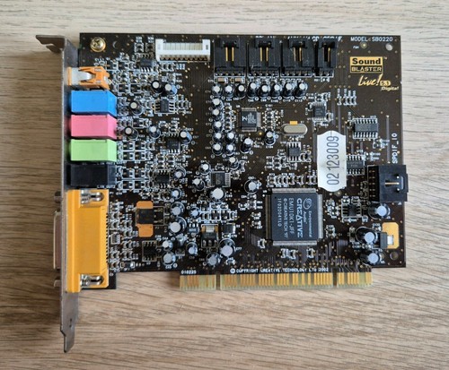 Creative sound blaster - sound, live