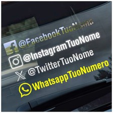 N. 2 pz Scritte Adesive Tag