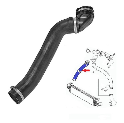 Tubo intercooler turbo destro
