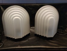 Coppia  di  lampade da tavolo vintage Art Decò  Memphis  Sottsass style